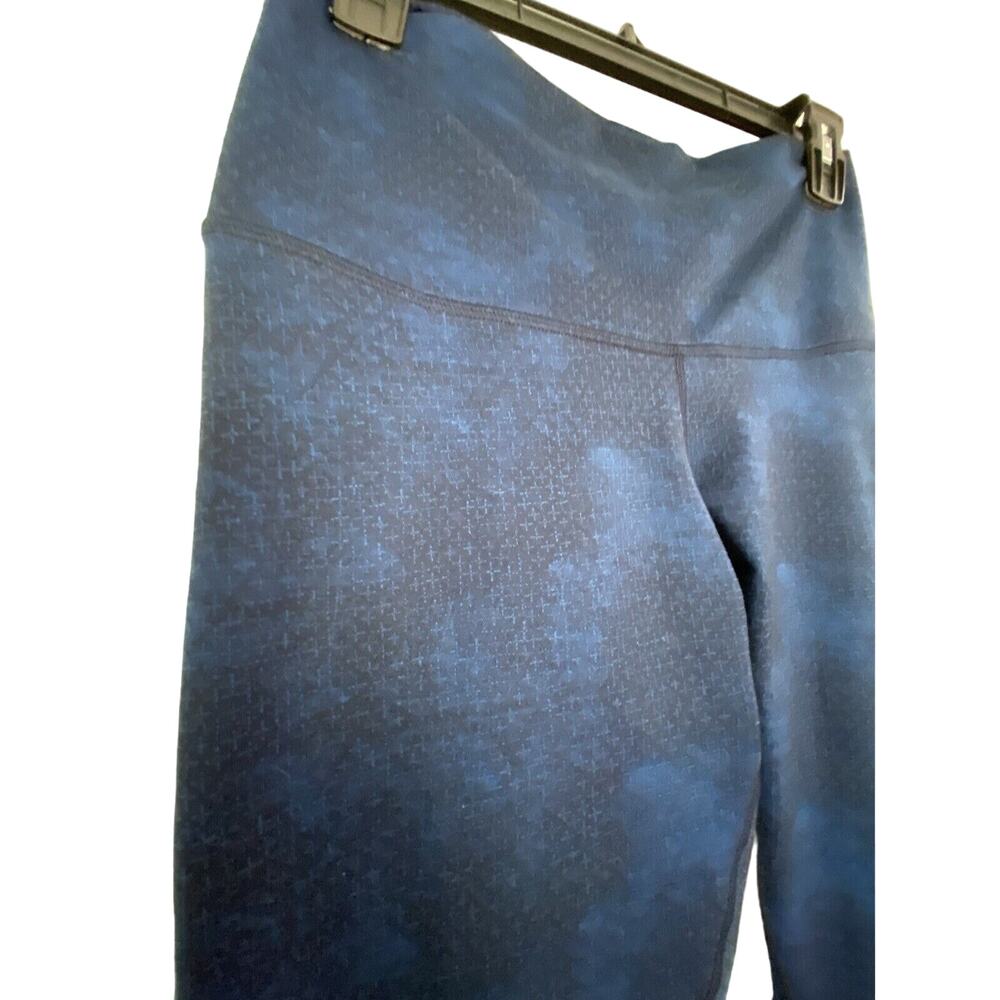 Lululemon Athletica Wonder Under Cropped Mineral Deposit Blue HR Leggings Sz 8 - Picture 4 of 5